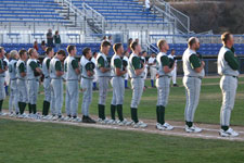 Provo Bulldogs lined up during the National Anthem