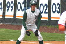 Dustin Migliaccio on first base
