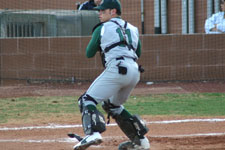 Bryce Ayoso taking pre-game warmups