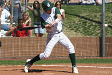 Brian Chatterton swings up to bat