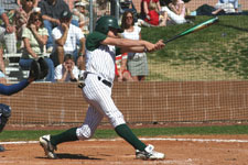 Travis Ayoso swings at bat