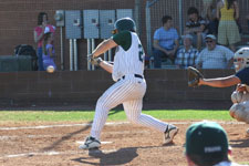 Curtis Porter swinging the bat