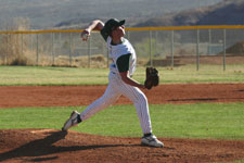 Jason Cherry pitching