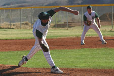 Jason Cherry pitching