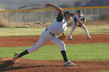 Craig Brimhall pitches