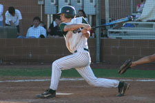 Spencer Hutching swing at bat