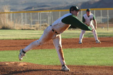 Andrew Law pitching