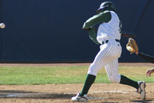 Clint Phillips swings at bat