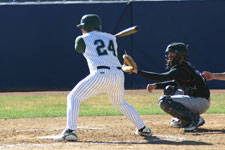 Curtis Porter at bat