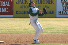 Andrew Law fields the pop fly