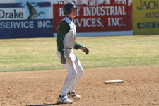 Andrew Law at second base