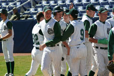 Bulldogs congratulating Austin Rowberry