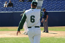 Coach Lance Moore directs traffic