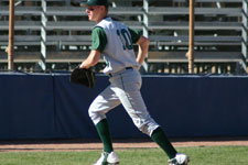 Brian Chatterton moves towards foul ball