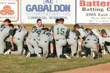 Provo Bulldogs before taking the field