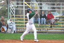 Andrew Law watches his high popup