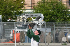 Andrew Law makes the popup catch