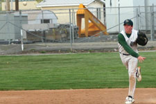 Andrew Law throws out batter