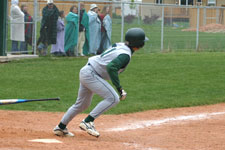 Spencer Hutchings hit to left field