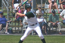 Austin Rowberry at bat