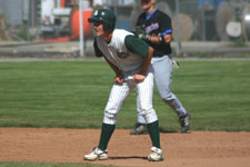 Austin Rowberry leads off second