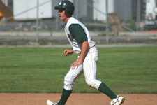 Austin Rowberry leads off second