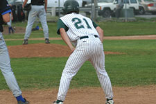 Spencer Hutchings on first base