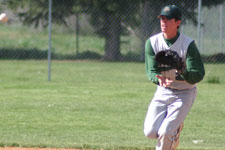 Andrew Law fields the grounder