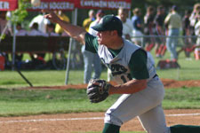 Bryce Ayoso pitching