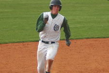 Andrew Law scores from first base