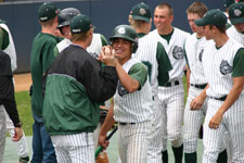 Travis and team celebrate