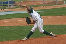 Travis Ayoso pitching