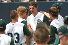 Dustin Migliaccio after scoring