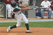 Clint Phillips hits a 2 run shot over the fence