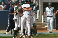 Shawn Stinson gets a hug