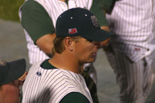 Coach Moore speaking to team