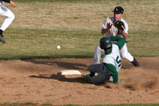 Austin Alder steals second