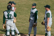 Provo's infield on the mound