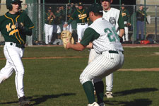Dave Griner tags the runner