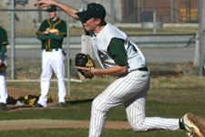 Blake Golding pitches