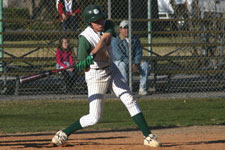 Craig Brimhall hits an infield single