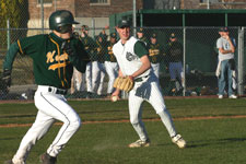 Boden Goulding throws to first