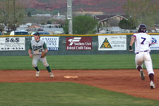 Brock defending second