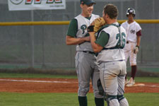 Goulding and Griner talkin on the mound