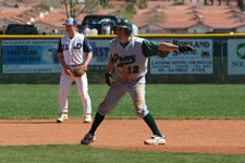 Brock leads off second