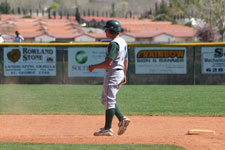 Travis Ayoso at second base