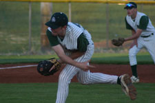 Blake Golding pitching