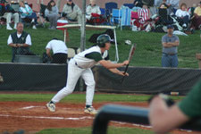 Spencer Hutchings bunts