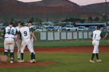 Bulldogs off mound (scenic)