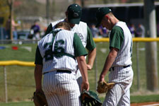 Coach on the mound